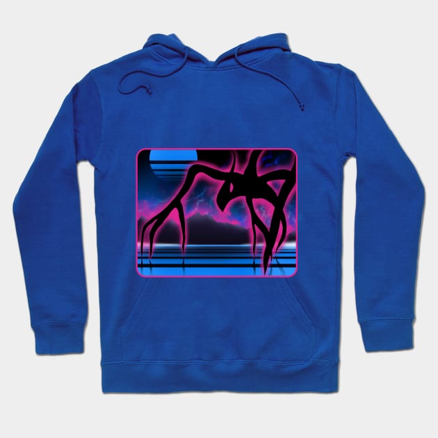 The Mind Flayer 80's poster Hoodie by Anilia